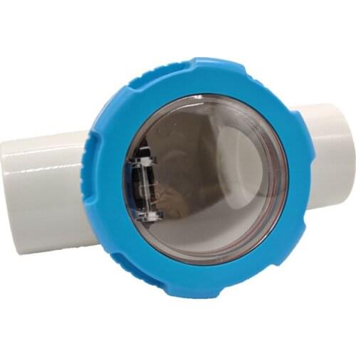 Swimming pool water treatment equipment stainless steel visual check valve 2 inch pipeline check valve equipment