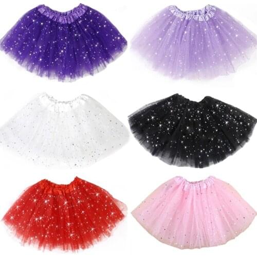 2-7Y Translucent Children Fluffy Pettiskirts Tutu Saias Baby Girls Skirts Princess Skirt Girls Dance Wear Party Clothes