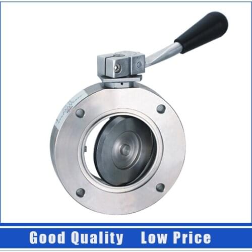 G1-32 Vacuum Butterfly Valve DN32 Hand Vacuum Valve