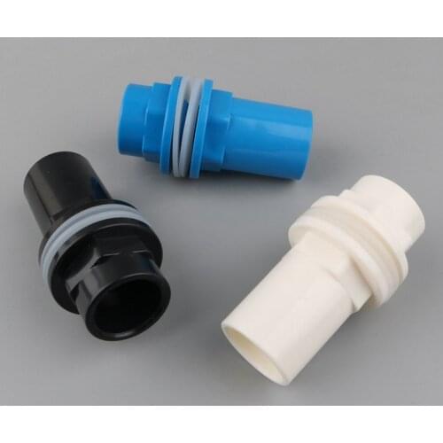 1pc 25Mm 32Mm Aquarium Inlet Outlet Fitting Fish Tank Supplies Head Water Pipe Fitting Connector 3/4 1 inch Thread Joints