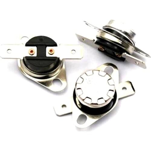 Durable Sudden jump 250V 10A 0 20 40 60 button thermostat thermal protector normal closed open temperature control switch KSD301