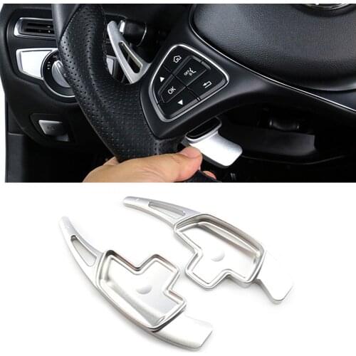 Car Steering Wheel Paddle Shifter Extension For Mercedes Benz A B C E GLE Aluminum-Alloy Shift Paddle Blade Auto Car Accessories