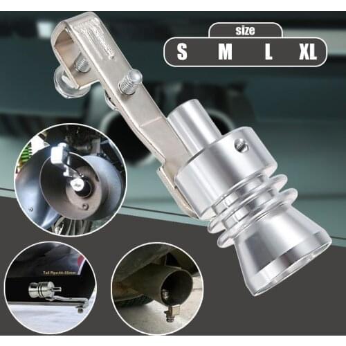 1PCS Universal Car Turbo Sound Muffler Exhaust Pipe Blow-off Vale Simulator Whistle