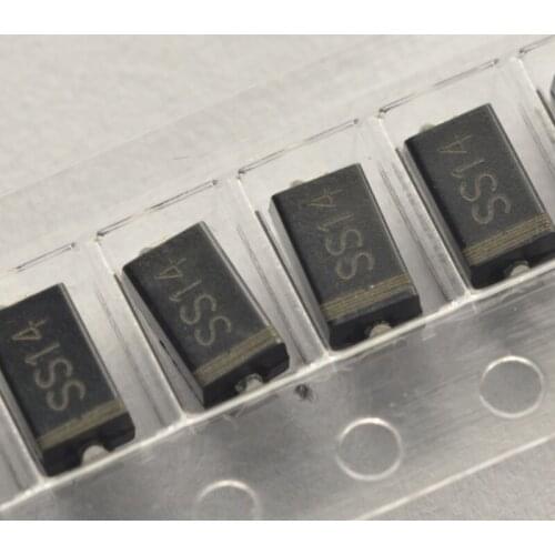 XIASONGXIN LIGHT 500PCS Schottky Diode 1A 40V 1N5819 SS14 SMD SMT