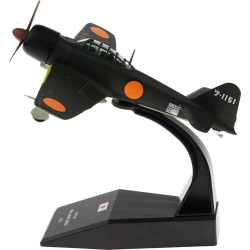 1:72 Die Cast Alloy A6M Zero Fighter Aircraft Plane Model Table
