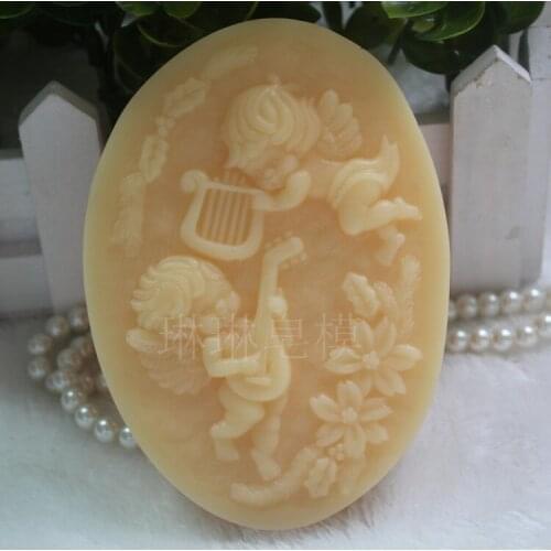 1pcs Dancing Angel (zx267) Silicone Handmade Soap Mold Crafts DIY Mold