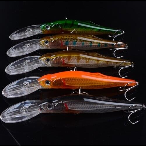 5pcs 16.5cm 25g Isca Big Minnow Lure Floating Wobblers Tackle Sea Fishing Lures Hard Bait Artificial Pesca Sea Fishing Crankbait