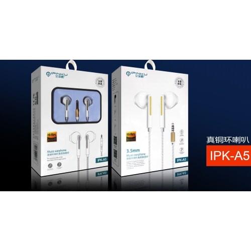 A5 Private Mold Wholesale White 3.5mm Jack Wired Earphones