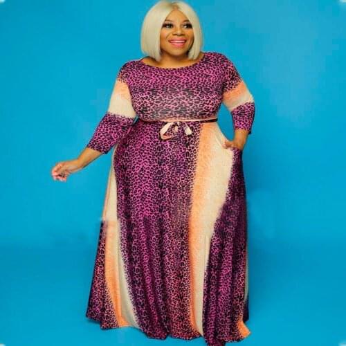 African Dresses for Women Spring and Autumn African Women Printing Plus Size Long Dress Maxi Dress African Clothes Women L-4XL