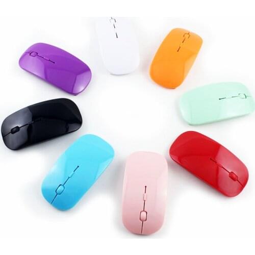 ANMONE Wireless Computer Mouse 2.4G Receiver 1600 DPI USB Optical Super Slim Mouse For Macbook PC Laptop Desktop Cordless Mice