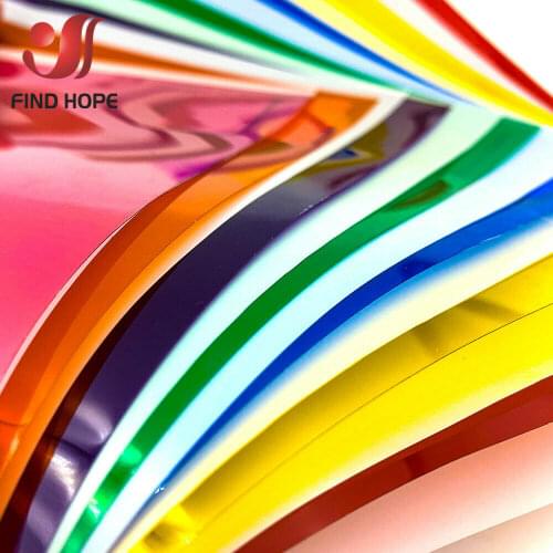Colorful Transparent Window Film Self Adheisve Glass Decor Insulation Solar Window Tinting Sheets Glass Film for Christmas Home