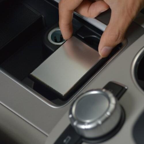 Car Styling Center Console Ashtray Sequins Decoration Sticker Trim For Mercedes Benz GLK X204 200 260 300 Interior Accessories