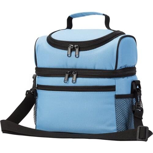 Double Layer Thermal Picnic Backpack Waterproof Thickened Cooler Large Insulated Hiking Camping Lunch Bag 2020