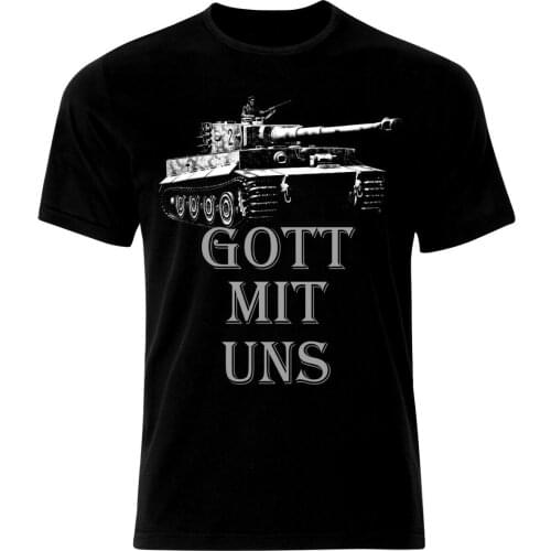 T-Shirt Panzertruppe Konigstiger Germany Deutschland Wehrmacht. Summer Cotton Short Sleeve O-Neck Mens T Shirt New S-3XL