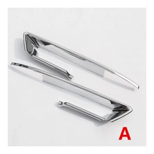 Chrome Front Fog Light Decorative Cover Trim Grille Decor Strips For BMW 2 Series Gran Active Tourer F45 F46 2015 - 2017