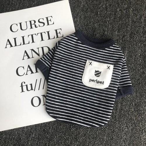 Autumn Winter Pet Dog Clothes for Dogs for Small Dog Cotton Puppy Striped Sweater Coat Pets Products Ropa Perro French Bulldog