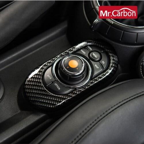 Multimedia buttonsdecoration PC plastic stickers For BMW MINI Cooper S ONE F55 F56 F57 Car internal modification accessories