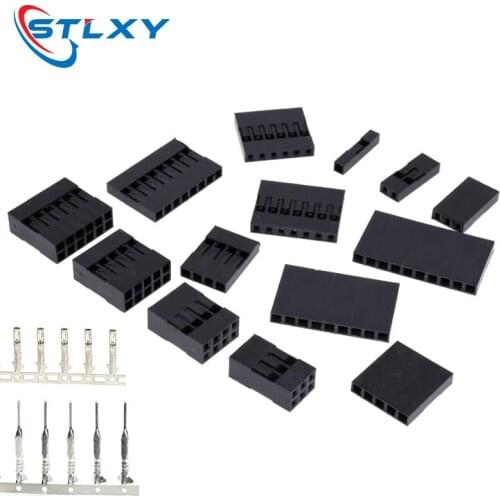 50/25PCS Dupont Plastic Shell 1Pin 2Pin 3Pin 4Pin 7Pin 8pin 9pin 10pin 2.54mm Dupont Connector 1P/2P/3P/4P/5P/6P/7P/8P/9P