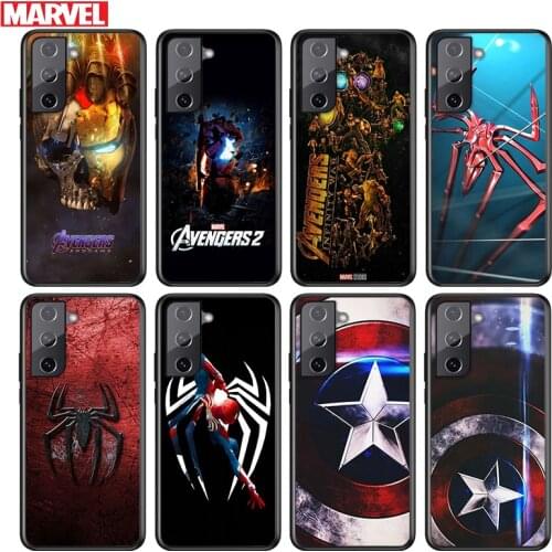 Marvel Avengers Infinity Gauntlet Logo For Samsung Galaxy S21 S20 FE S10e S10 S9 S8 S7 S6 Ultra Plus Lite 5G Edge Phone Case