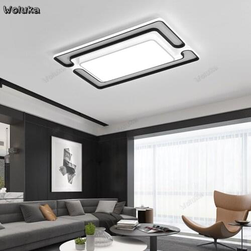 Nordic modern ceiling lamp simple living room dining room bedroom rectangle square ultra-thin led light CD50 W07