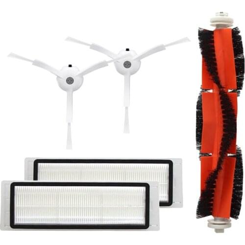Robot Vacuum Cleaner Parts for Xiaomi Roborock 1S S50 S51 S52 S55 HEPA Filter Side Brush Main Brush Accessories