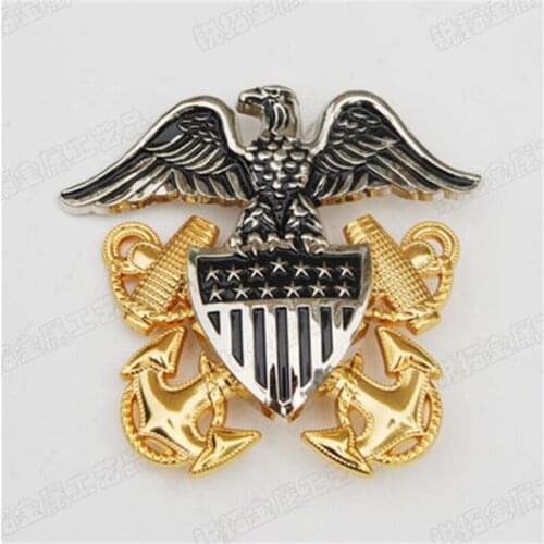 American Army Hat Badge For U.S. Military Officer Navy Cap