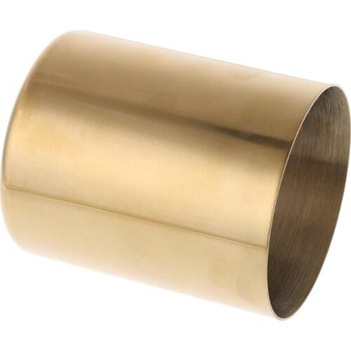 Golden Pen Pencil Pot Holder Container Organizer Home Desk Stationery Decor