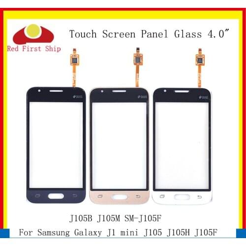 10Pcs/lot For Samsung Galaxy J1 mini J105 J105H J105F J105B J105M SM-J105F Touch Screen Digitizer Panel Sensor j1 mini LCD Glass
