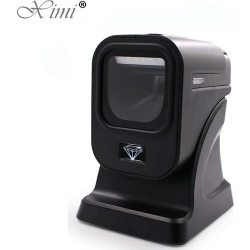 1D/2D/QR Best 2D desktop Omni directional Barcode Scanner Presentation scanner MP6200 USB/RS232 QR Scanner 2D reader