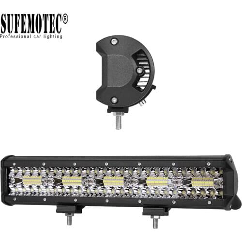 4x4 Offroad Led Light Bar For 15 Inch 300W Car Combo Beam Off road SUV ATV 4WD UTV Niva Tractor Boat Truck 12V 24V Work Lights