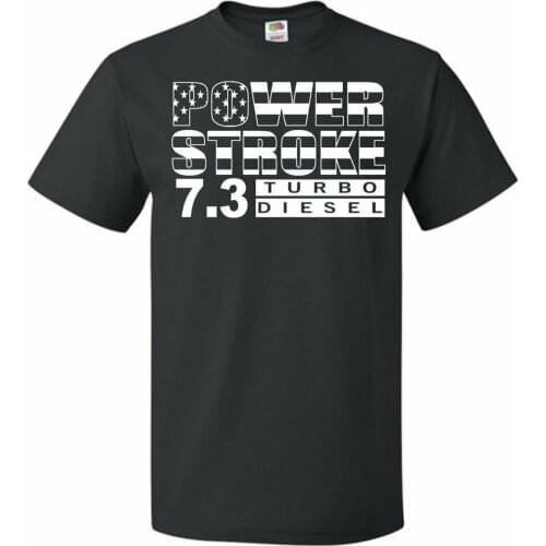 7.3 Power Stroke Stars Stripes For Powerstroke T-Shirt Top Sale Mens Round Neck Cotton Casual Muscle Men MenS T Shirts