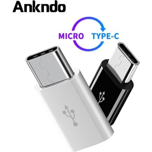 ANKNDO Micro USB To Type-c OTG Adapter USB3.1 Type C Converter USB Device Connector For Xiaomi Huawei Samsung Fast Charge Data