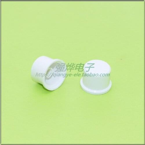 10 pieces 24.5*17MM white plastic knob potentiometer knob speed control knob flower shaft inner hole 6MM