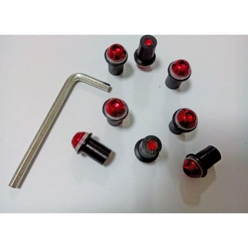 New For Honda CBR600F3 CBR600F4 CBR600F4i CBR600 CBR 600 F3 F4 F4i moto Windshield Screw Mounting 8pcs CNC M5 5MM Nuts Bolts