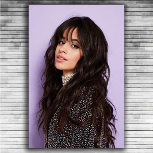 Camila Cabello Music Singer Star 6 Silk Fabric Wall Poster Art Decor Sticker Bright