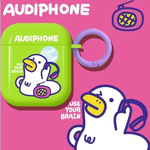 Cute Cartoon Interesting Duck Headphone Cases For Airpods 2 1 Case Clear Soft Silicone Earphone Cover For Airpods Pro 3 Coque