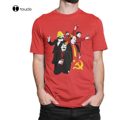Communism Party T-Shirt, Stalin Lenin Fidel Castro Karl Marx Tee, All Sizes Tee Shirt