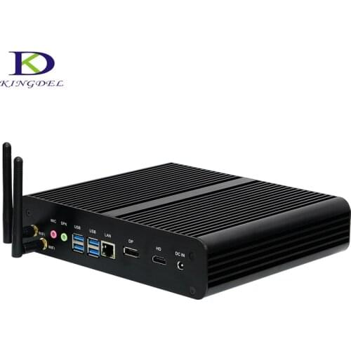 Kingdel Newest 6Gen Skylake Mini desktop PC Core i7 6600U 6500U Intel HD Graphics 520,VGA,USB 3.0,4K HDMI,Office computer