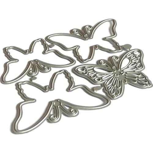 E56C Butterflies Metal Cutting Die Stencil DIY Scrapbooking Album Paper Card Template