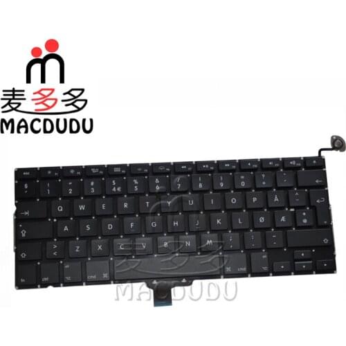NEW Norwegian Keyboard For MacBook Pro A1278 MB466 MB990 2009-2012 Years 10pcs/lot