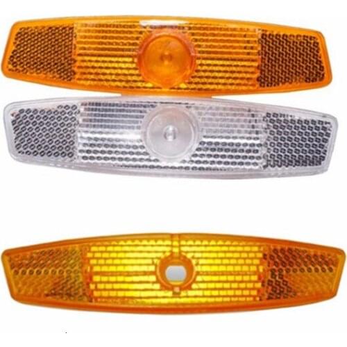 Bicycle Reflectors Spoke Reflectors For Mountain Bike Road Safety Reflectors Wheel Spokes Wire Reflectors With Plastic Buckle