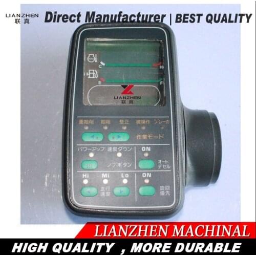 PC200-6 6D95 Excavator monitor replacement spare parts English LCD display panel 7834-70-6003 7834-77-3002