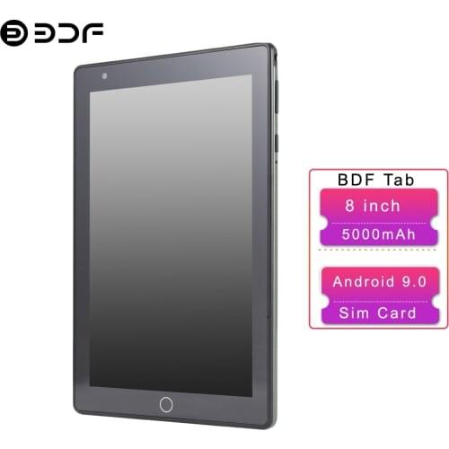New 8 Inch Original Tablet Pc Google Play Android 9.0 Quad Core 3G Network Phone Call Tablets Bluetooth WiFi 2GB RAM 32GB ROM
