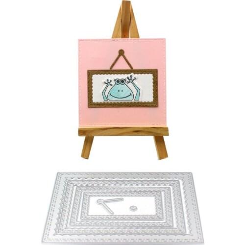 Frame Metal Cutting Dies Stencils for DIY Scrapbooking/photo album Decorative Embossing DIY Paper Cards