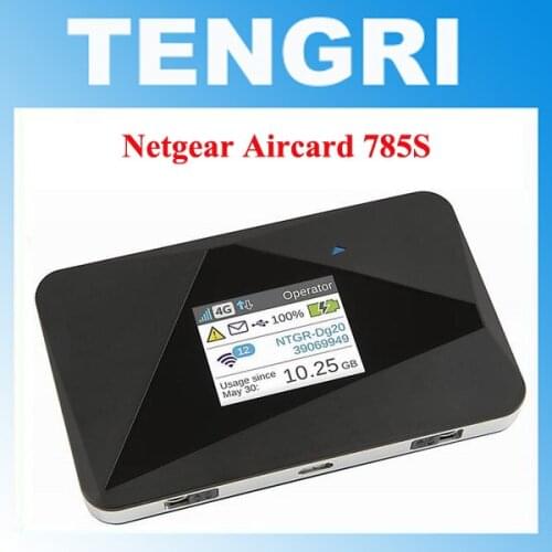Unlocked Netgear AirCard 785S (AC785S) 150Mbps LTE Mobile Hotspot Dual band Wi-Fi 2.4GHz/5GHz 4G FDD 700/900/1800/2100/2600MHZ