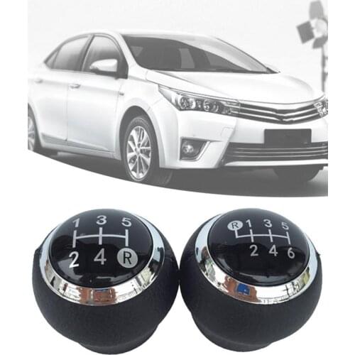 2021 Gear Shift Knob Dustproof Shift Stick Level Manual 5/6 Speed Shift Knob For Toyota Corolla 1.8MT 100% Brand New