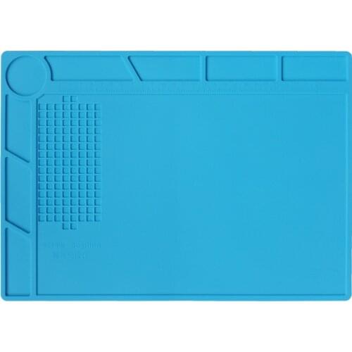 S-130 Magnetic Silicone Pad Soldering Station Repair Pad Maintenance Platform Desk Mat Solder S-130+ Anti-scalding Mat 20pcs