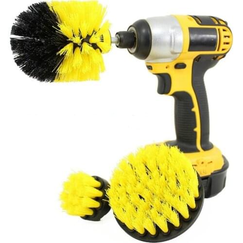 2020 Hot Sale Drill Brush Cleaner Scrubbing Brushes for Bathroom Surface Grout Tile Tub Shower Kitchen Auto Care Cleaning Tools