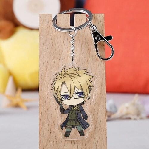 Word Game Fashion Anime Acrylic Key Chains Cartoon Keyring Keychain Pendant Keyholder Unisex Birthday Gifts NEW