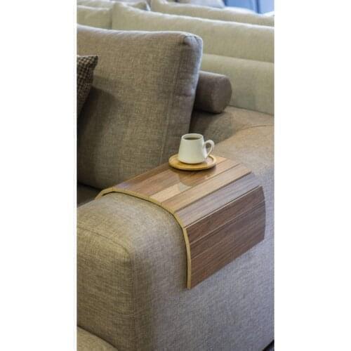 Modern 66x30 Walnut Portable Yansehpa coffe table